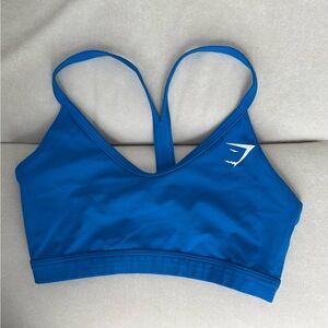 Gymshark V Neck Blue Sports Bra